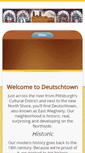 Mobile Screenshot of deutschtown.org